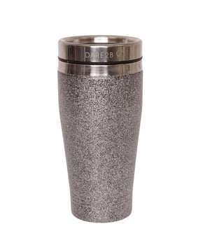 Material: Stainless Steel. Durable. Double Wall, Insulated, Screw Top Lid. Design: Glitter, Logo. Capacity: 450ml.