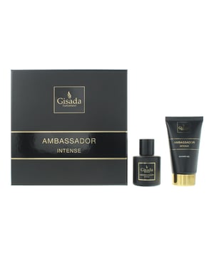 Ambassador Intense, 2022 eingeführt, ist ein würziger Duft für Männer von Gisada und perfekt für Herbst und Winter. Kreiert von Olaf Larsen, kann dieser Duft sowohl tagsüber als auch nachts getragen werden, wird jedoch hauptsächlich am Abend getragen. Er enthält Kopfnoten von guatemaltekischem Kardamom, Lakritz, Muskatnuss, Lavendel, rosa Pfeffer, Weihrauch, Ingwer, Mandarine, Elemi, Bergamot und ozonischen Noten. Die Herznoten dieses Duftes sind Himbeere, Karamell, Zimt, Gewürznelken, Geranie, Jasmin, Heliotrop, Orchidee und Flieder, während die Basisnoten Tonkabohne, Vanille, Patchouli, Kaschmirholz, Moschus, Leder, Bernstein, haitianisches Vetiver, Eichenmoos und Labdanum umfassen. Dieses Geschenkeset enthält 50ml Eau de Parfum und 100ml Duschgel, um das Set zu vervollständigen.