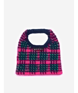 Experience elegance with the Marni Girls Check Crochet Bag in Multicolour (25cm), a premium accessory designed for the discerning young fashionista in AW2024.‚ Designer Craftsmanship: Created by luxury brand Marni, synonymous with quality.‚ Vibrant Check Pattern: Features a multicoloured crochet design, setting a playful and chic tone.‚ Perfect Size: With dimensions of 25cm, it is ideal for daily essentials.‚ Versatile Accessory: Complements both casual and dressy outfits seamlessly.Elevate your girl's style quotient with this exquisite piece from Marni!