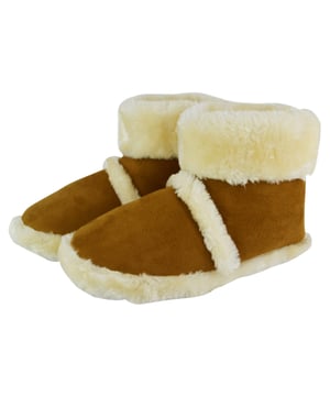 Treat your feet to these soft and cosy mens slipper booties. Whether you're spoiling yourself, or looking to gift a loved one, why not let these slippers do the talking with their luxuriously cushioned insole? With a mid-leg length, these slippers help to retain heat and warmth close to your feet as well as your legs! Warm up those cold feet and legs in these mens slipper booties. These socks can be worn with bed or slipper socks, if you're looking to provide an extra layer of warmth this Winter season. For a cosy and snug feeling, these slipper booties can be worn indoors at home if you suffer from cold feet. They feature a soft cushioned insole which helps to alleviate any pressure and fatigued feeling in the feet. There's plenty of room to wiggle your toes in these slippers as they allow a spacious fit. For a trendy design, these slippers have a soft faux-fur trim around the top and bottom of the slippers. Match them with your favourite pair of socks and pj's! These slippers are warm and breathable, further helping your feet to stay warm indoors during the colder months of the year! Choose from Black or Tan in these stylish slipper booties. They are available in mens sizes 7- 12 UK, 41-46 EU, 8-13 US.