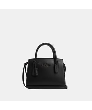 Smooth Leather Andrea Carryall with Tonal Hardware Length 22.0cm,  Width 11.5cm, Height 16.5cm