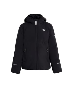 Mit dieser Schmuddelwedda Winterjacke erhalten auch die Kleinen eine 100%ige Outdoor-Performance. Das synthetische Füllmaterial sorgt für eine ideale Isolierung und da die Kammern ohne Nähte verarbeitet sind, dringt auch keine Nässe ein. Auch sonst ist die Jacke gegen Regen und Schnee gut gewappnet, denn das Material ist wasser- und winddicht. Und da bei Schmuddelwedda alles gut durchdacht wird, sind die Logo-Prints lichtreflektierend, was gerade in Herbst- und Winterzeiten von Vorteil ist.  Winterjacke