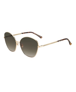 Als je graag de laatste mode en accessoires wilt laten zien, mogen de Dames Zonnebril Jimmy Choo MARILIA-G-SK-06J-HA ø 63 mm niet ontbreken! Laat de beste merken zonnebrillen zien. Materiaal: Metaal. Type: Dames Zonnebril. Geslacht: Vrouw. Bescherming: Beschermt tegen 100% van de UV-stralen (UV400). Kleur: Goud