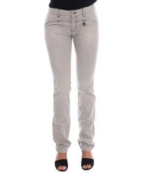 Prachtig gloednieuw met labels  
Super slim fit  
Grijs gewassen kleur  
Gemaakt in Italië  
100% katoen materiaal  
Rits en knoopsluiting  
Logo-details