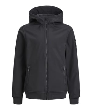 Entdecken Sie mit dieser hochwertigen Softshell-Jacke den perfekten Begleiter für abenteuerlustige Jungs. Der Reißverschluss mit Kinnschutz und die hochschließende Kapuze bieten optimalen Schutz vor Wind und Wetter. Seitliche Reißverschlusstaschen bieten sicheren Stauraum für kleine Schätze. Ein Rippbund und Rippbündchen an den Ärmeln garantieren einen bequemen Sitz und halten die Wärme im Inneren. Das wasserabweisende Material hält Sie auch bei unerwarteten Schauern trocken. Ein dezentes Label-Patch am linken Ärmel setzt einen modischen Akzent. Diese Softshell-Jacke ist ideal für aktive Tage im Freien und verbindet Funktionalität mit modernem Design. Perfekt für Schule, Freizeit und Outdoor-Abenteuer. Robust, praktisch und modisch - eine Jacke, die jeder Junge lieben wird.