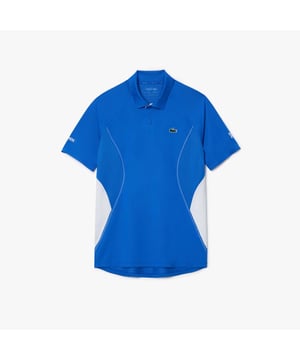 DH7311 Lacoste Tennis x Novak Djokovic Ultra-Dry Polo Shirt Recycled polyester made from manufacturing offcuts Regular fit  straight cut Lightweight stretch jersey Tested by Novak Djokovic Silicone crocodile on chest Lacoste Tennis x Novak Djokovic Ultra-Dry Polo Shirt Recycled polyester made from manufacturing offcuts Regular fit  straight cut Lightweight stretch jersey Tested by Novak Djokovic Silicone crocodile on chest