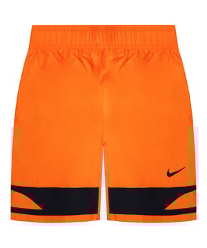 <span style="color: rgb(48, 55, 62); font-family: &quot;IBM Plex Sans&quot;, sans-serif; font-size: 14px; white-space-collapse: preserve;">Nike Stretch Waist Orange/Black Graphic Logo Kids Shorts 783313 815</span>