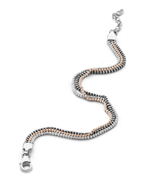 Dieses umwerfende Armband für Damen von Orphelia ist das perfekte Geschenk, um sich selbst oder einen geliebten Menschen zu verwöhnen. Das Armband ist aus 925 Sterlingsilber in den Farben Silber/Roségold/Schwarz gefertigt, hat eine Länge von 19 cm, wiegt 5,1 Gramm und ist an der breitesten Stelle cm breit. Das Orphelia-Armband aus 925 Sterlingsilber für Damen – Silber/Roségold/Schwarz ZA-7203 wird in einer atemberaubenden Geschenkbox geliefert und hat eine zweijährige Garantie.
