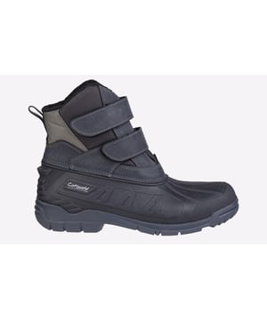 Wind- und wetterfeste Herren-Schneestiefel mit doppelten Klettverschlüssen und robuster, rutschfester Gummigaloschensohle. Das leichte und atmungsaktive Textilobermaterial ist gepolstert und vollständig mit Mikrofaser-Fleece gefüttert, das die Füße bei kalten Bedingungen warm hält.
- Herren-Hybrid-Wetterstiefel- Strapazierfähiges, leichtes und atmungsaktives Textilobermaterial
- Wasserdichte, geformte thermoplastische Gummisohle
- Doppelt verstellbare Riemen mit Klettverschluss
- Flexible Zunge mit Zwickel
- Warmes Futter aus Mikrofaser-Fleece von oben bis zu den Zehen