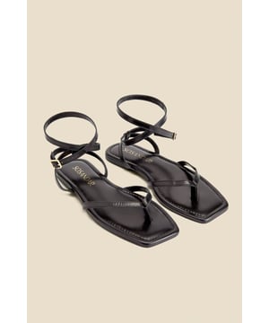 A summer shoedrobe staple
Ultra-chic minimalist strappy style
Toe posts are having a moment
Trending square toe
We love them with linen trousers and a vest top
Gorgeous with summer dresses too