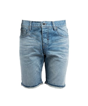 Ajuste a medida
Botones con marca para abrochar
Tres bolsillos delanteros, dos traseros
Pantalones con efecto desgastado
Detalles de marca en el bolsillo trasero
Etiqueta trasera con el nombre de la marca
Hechos de algodón de alta calidad