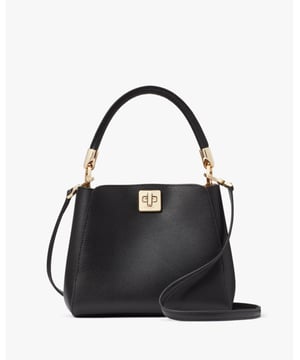 Phoebe Refined Grain Leather Top Handle Satchel, Back Slip Pocket,  Length: 11.50 Cm,  Width: 17.00 Cm,  Height: 20.50 Cm