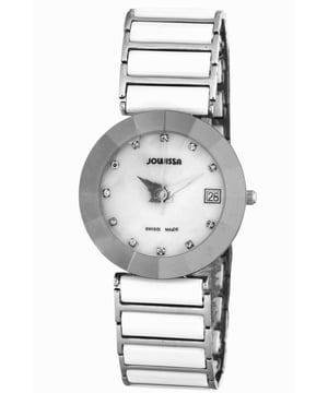 Jowissa: reloj piramidal de nácar para mujer