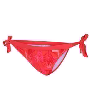 82% Polyamide, 18% Elastane. Design: Cherry. Fastening: Lace Up. Stretch.