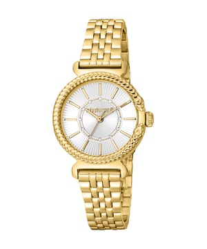 RC5L061M0055 Roberto Cavalli 4894626219467 Reloj de mujer de cuarzo en acero inoxidable plateado 5 ATM 30 mm