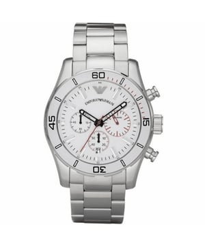 Emporio Armani AR5932 - Reloj para hombre cuarzo acero inoxidable• material: acero inoxidable• cristal: minèral• pulsera: acero inoxidable• correa: gris• resistencia al agua: 50 m (5 ATM)• tamaño de la caja: 45 mm