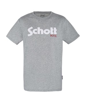 Lässiges Shirt mit bequemen Rundhalsausschnitt und Logoprint auf der Vorderseite.