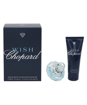 Chopard Wish is a oriental vanilla fragrance. This sparkling fresh fragrance contains notes of honeysuckle, wild strawberry, orange blossom, coconut, Brazilian rosewood, violet, orchid, heliotrope, lily-of-the-valley, sandalwood, amber, patchouli and vanilla. The accompanying shower gel in this gift set complements the fragrance perfectly. It features the same enchanting scent of Chopard Wish, allowing you to layer the fragrance and enhance its longevity. The shower gel gently cleanses and moisturizes the skin, leaving it refreshed, nourished, and subtly scented.