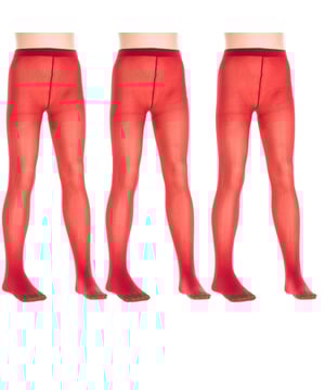 Pack-3 panty 40 deniers, para niña.	
Color rojo rubí.
Acabado opaco.
Puntera y braga reforzadas.
Cómodo y resistente.

Composición:
- 100% Poliamida.

Cuidados:
- Lavar a mano.
- No usar lejía.
- No usar secadora.
- No planchar.
- No lavar en seco.