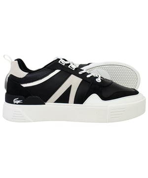 The Lacoste L002 222 8 SFA Women's Black Trainers blend contemporary style with everyday comfort, making them perfect for casual wear and versatile styling. These sleek trainers combine modern design elements with premium materials for a polished yet sporty look.
Â 
Key Features:
Premium Synthetic Leather Upper: 

Durable and easy to maintain, offering a smooth and refined appearance.


Iconic Lacoste Branding: 

Features the signature crocodile logo and subtle detailing for a timeless and stylish touch.


Cushioned Insole: 

Provides superior comfort and support for all-day wear, ideal for active and casual lifestyles.


Padded Collar and Tongue: 

Enhances fit and comfort around the ankle, ensuring a snug and secure feel.


Durable Rubber Outsole: 

Offers reliable grip and long-lasting wear on various surfaces, making these trainers perfect for everyday use.


Perforated Detailing: 

Improves airflow, keeping feet cool and comfortable throughout the day.


Low-Top Silhouette: 

Combines a minimalist and versatile profile, perfect for pairing with casual or athleisure outfits.


Classic Black Colorway: 

A sleek and timeless design that pairs effortlessly with a wide range of wardrobe options.


Â 
The Lacoste L002 222 8 SFA Women's Black Trainers are a stylish and functional addition to any wardrobe, offering the perfect balance of comfort, durability, and elegance for everyday wear.