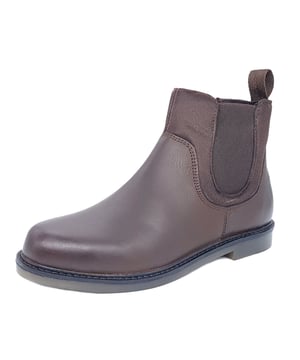 Frank James Epsom. These fantastic new chelsea boots are availble in sizes Infant 5 to Junior 6. They feature a leather upper, textile linning, inside YKK zip and neoprene top section.