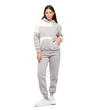 Tom Barron Duo-Color Fashion Feel Warm-Trainingsanzug-Set für Damen