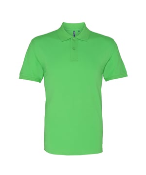 Klassieke pasvorm polo. Knoopsluiting met 2 knopen. Korte mouwen. Zijwaartse ventilatieopeningen. Gebreide kraag en manchetten. Machinewasbaar. Stof: 100% Ringspun gekamd katoen. Heide: 85% Katoen, 15% Viscose. Houtskool: 60% Katoen, 40% Polyester. Gewicht: 200gsm. Maten (inches): S - 37, M - 40, L - 42, XL - 44, 2XL - 47, 3XL - 49, 4XL - 51, 5XL - 53.
