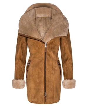 Wikkel jezelf in elegantie en warmte met ons Merino leren damesparka met capuchon. Deze jas is gemaakt van echt Spaans Merino-lamsleer en biedt ongeëvenaarde kwaliteit en luxe. Het dubbele ritstrekkertje voegt een stijlvol en functioneel element toe, waardoor veelzijdige draagmogelijkheden mogelijk zijn. De suède afwerking voegt een vleugje verfijning toe aan de jas en versterkt de algehele aantrekkingskracht. Verkrijgbaar in drie prachtige kleuren, zodat u de perfecte tint kunt vinden die past bij uw persoonlijke stijl. De brede kraag loopt naadloos over in een capuchon en biedt zowel comfort als bescherming tegen de elementen. â€¢ Gemaakt van echt Spaans Merino-lamsleer voor superieure kwaliteit en luxe â€¢ Dubbele ritstrekker voor veelzijdige en stijlvolle draagmogelijkheden â€¢ Suède afwerking voor een verfijnde en verfijnde look â€¢ Verkrijgbaar in drie prachtige kleuren die bij uw individuele stijl passen â€¢ Brede kraag die doorloopt in een capuchon voor extra comfort en bescherming tegen de elementen.