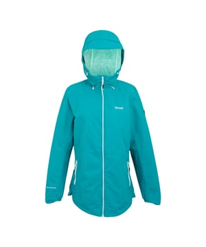 
100% Polyester. Voering: Mesh, Bedrukt. Stof: structuur. Ontwerp: Logo, Effen, Tekst. 118gsm. Stoftechnologie: Ademend, Duurzaam Waterafstotend Afgewerkt, Isotex 10000, Waterdicht, Winddicht. Manchet: Gebogen, deels elastisch. Halslijn: Kapitein. Mouwtype: Met lange mouwen. Getapete naden. Kap Kenmerken: Op de kap gegroeid, Technisch, Knevelversteller, Bedrade piek. Zakken: 1 binnenzak, 2 zijzakken, ritssluiting. Bevestiging: Volledige ritssluiting. Waterdichte classificatie: 10000mm. 10000g/m²/24hrs. Zoom: Schokkoordzoom. 8 UK: 32 in. 10 VK: 34 in. 12 VK: 36 in. 14 VK: 38 in. 20 VK: 45 in. 22 VK: 48 in. 24 VK: 50 in. 26 UK: 52 in. 18 VK: 43 in. 16 VK: 40 in.