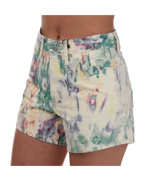 Dames Levis 80's Mom Shorts in Multicolour.- 5-pocket constructie.- Gulp met rits en knoopsluiting.- Gemerkte lederen patch achteraan in de taille.- Gemerkte tab achteraan.- Met een 10in high rise.- Vintage, '80s geïnspireerde pasvorm.- 100% Katoen. Ref: A46950005.
