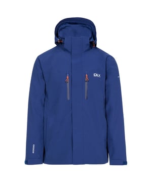 Geweven Shell - 100% polyester TPU-membraan Voering - 100% polyester Afritsbare capuchon 2 waterafstotende borstzakken Binnenzak Trekkoord bij de zoom Ventilatieritsen onder de armen.