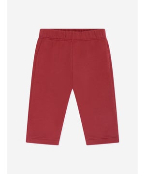 Introducing the exquisite Baby Boys Pegaso Logo Joggers in Red by Etro, tailored for the fashionable young ones this AW2024 season. These joggers blend luxury with everyday fun, making them an essential piece. Iconic Etro Pegaso Design: Adorned with the prestigious Etro Pegaso logo for an unmistakable touch of luxury.   Vibrant Red Hue: A striking red colour that adds energy and charm to any young boy's wardrobe.   Premium Fabric: Crafted with high-quality materials for unparalleled softness and durability.   Elastic Comfort: Features a snug yet comfortable elastic waistband ideal for growing toddlers.  Elevate your child's style with these elegant and playful joggers from Etro. Purchase today and embrace refined comfort!