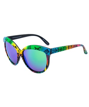 Gafas de sol de mujer de color multicolor - Italia Independent 0092INX149000• material: acetato• color: multicolor• tamaño: 58/20/140 mm (longitud de la lente / ancho del puente / longitud de la varilla)  