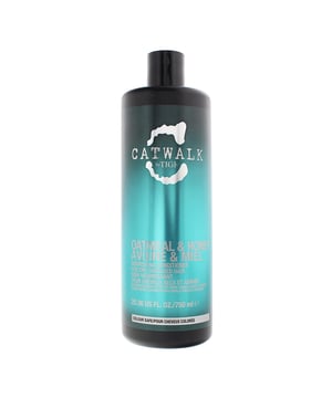 Tigi Catwalk Oatmeal & Honey Nourishing Conditioner enriched with Acacia Honey, Wheat Protein and Vitamin E helps dry and damaged hair restore its moisture and shine leaving it silky soft and beautifully scented.