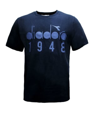 Camiseta de hombre de la diadora Dribble de manga corta Marina Top 172667 60065