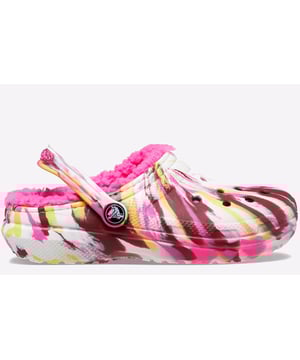 Everybody loves the comfort of the Crocs Classic Clog - and now there's a toasty lined version to keep the feeling going all season. The soft, fuzzy liner adds to the cushion and comfort, indoors or out.
- Marbled effect unique to every shoe
- The legendary Classic Clog, now with a warm, fuzzy liner
- Incredibly light and easy to wear
- Pivoting heel straps for a more secure fit
- Great indoors or out
- Dual Crocs Comfort: Blissfully supportive. Soft. Cradling comfort.