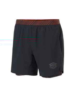 Features: 
Stretch woven hybrid short with internal stretch jersey short. 
Elasticated jaquard waistband. 
Iridescent heat transfer diamond logo and Pro Training logo.
