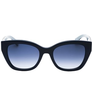 Tommy Hilfiger Navy Blue Sunglasses, Lens Width =52mm, Nose Bridge Width = 20mm, Arm Length = 140mm, Sunglasses, Sunglasses Case, Cleaning Cloth and Care Instructions all Included, 100% Protection Against UVA &amp; UVB Sunlight and Conform to British Standard EN 1836:2005, Blue Sunglasses