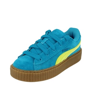 Puma Creeper Phatty Trainers 396403   - Spped Blue Lime Gum 02
