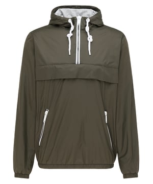 geen voering/geen voering, geen vulling  Dit stoere windjack van DreiMaster Maritim is ultralicht en heeft een grote capuchon met stijlvolle koordogen. Dankzij de halve ritssluiting en de grijze jersey voering wordt het een casual slip-on jack. De twee zijzakken met ritssluiting in contrasterende kleuren zijn een trendy blikvanger. Een heuptasje biedt ook meer opbergruimte. Een ritssluiting aan de zijkant maakt het in- en uitstappen gemakkelijk. Label-typische logo-accessoires in maritieme stijl maken het model compleet.  Slip-on jas