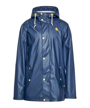 Ontdek de beste regenjas voor jouw outdooravonturen. Dit regular-fit kledingstuk heeft een capuchon met trekkoord, een verborgen ritssluiting en drukknoopsluiting aan de voorkant en klepzakken voor essentiële spullen. Gemaakt van 3000 mm waterdichte stof, met gelaste naden, een opstaande kraag en lange mouwen om je droog te houden. Wij raden dit model aan voor mensen die van wandelen houden, ongeacht de weersomstandigheden.  Regenjas