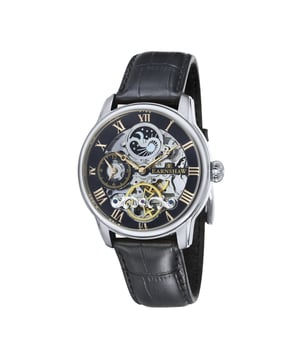 COLLECTION: LONGITUDE AUTOMATIC SKELETON
MODEL: ES-8006-04
MOVEMENT: AUTOMATIC SKELETON 
CASE MATERIAL: STAINLESS STEEL
CASE DIAMETER (MM): 44
CASE THICKNESS (MM): 14
CASE SHAPE: ROUND
CASE COLOR: STAINLESS STEEL
DIAL COLOR: BLACK
BAND: GENUINE LEATHER STRAP
BAND COLOR: BLACK
BUCKLE: STRAP BUCKLE
BAND WIDTH (MM): 22
WATER RESISTANCE: 5 ATM
WATCH WEIGHT (G): 100
WARRANTY: 2 YEARS INTERNATIONAL WARRANTY