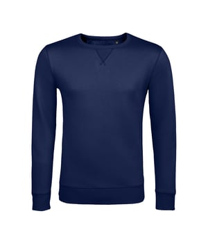 Materiaal: 80% ringgesponnen katoen & 20% polyester. Geborsteld rugvlies. Drop-schouder stijl. 2x2 geribbelde kraag, manchetten en zoom. V-detail bij de voorhals. Getapete hals. Kluisje patch. Etiket zonder merknaam bij de halslijn. Borst (in): XS(35/36), S(36/38), M(38/40), L(41/42), XL(43/44), XXL(45/47), 3XL(47/49), 4XL(50/52), 5XL(53/55).