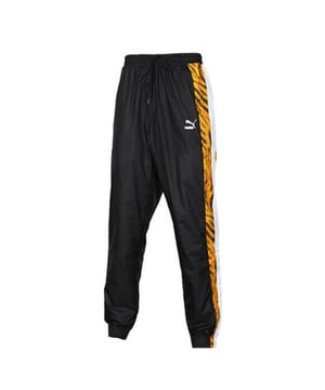 Puma Wild Pack Strech Taille Zwart Heren Geweven Track Broek 579511 21