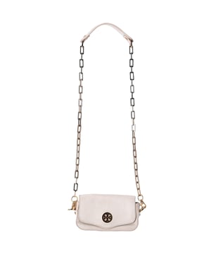 VINTAGE, RRP AS NEW
This Tory Burch Chain Strap Flap Mini Bag is the ultimate chic and stylish mini bag. It features Tory Burch emblem logo in gold-tone hardware in front, a flap closure, and removable chain link strap. The perfect size to hold all your small essentials, this crossbody is a go-to addition to any ensemble.
Tory Burch Chain Strap Flap Mini Bag in Cream Leather
Condition: Very good
Sign of wear: Light wear throughout, minor scratch at the base
Material: Leather
Color: Cream
Size:
Width:   30 mm
Length:   190 mm
Height:   110 mm
SKU: 276174