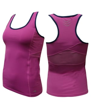 Diadora Womens Tank Tour Training Curring Vest Purple 102 171016 55274 A9E