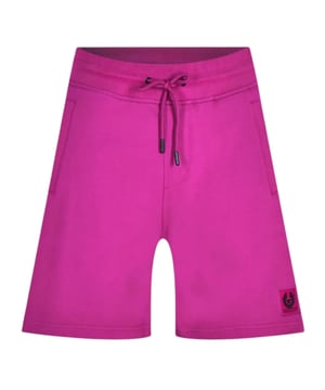Werten Sie Ihren Stil mit den violetten Jogg-Shorts von Belstaff auf. Diese bequemen grauen Belstaff-Shorts bieten einen eleganten und vielseitigen Look, perfekt fur jeden Anlass. Egal, ob Sie ins Fitnessstudio gehen oder Besorgungen machen, diese Shorts bieten sowohl Stil als auch Funktionalitat. Rusten Sie Ihre Garderobe noch heute auf!, 100 % Baumwolle, elastischer Bund, Kordelzug, grosse Tasche auf der Ruckseite, lila Jogg-Shorts