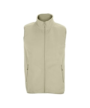 100% gerecycleerd polyester. Stof: Microfleece. Ontwerp: Eenvoudig. 280gsm. Stoftechnologie: Anti-Pilling. Afgebiesde armsgaten, afscheurlabel, ongevoerd. Manchet: Elastiek. Halslijn: Hoge Hals, Versterkt, Getapet. Mouwtype: Mouwloos. Zakken: 2 Zijzakken, Rits. Bevestiging: Volledige ritssluiting. Zoom: Gebonden, Elastisch. Duurzaamheid: ACCORD, Amfori, BSCI, Fair Wear Approved, GRS Certified, gemaakt van gerecycled materiaal, Oeko-Tex Standard 100 Certified, PETA-Approved Vegan, REACH, SAC Approved.. XS: 36 in. S: 38 in. M: 40 in. L: 42 in. XL: 44 in. XXL: 47 in. 3XL: 49 in. 4XL: 52 in. 5XL: 55 in.