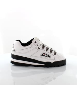 Fila Trailblazer Low Lace Up Casual Womens Trainers Black White 1010744 1FG