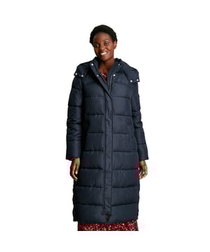 Joules long puffer coat on sale
